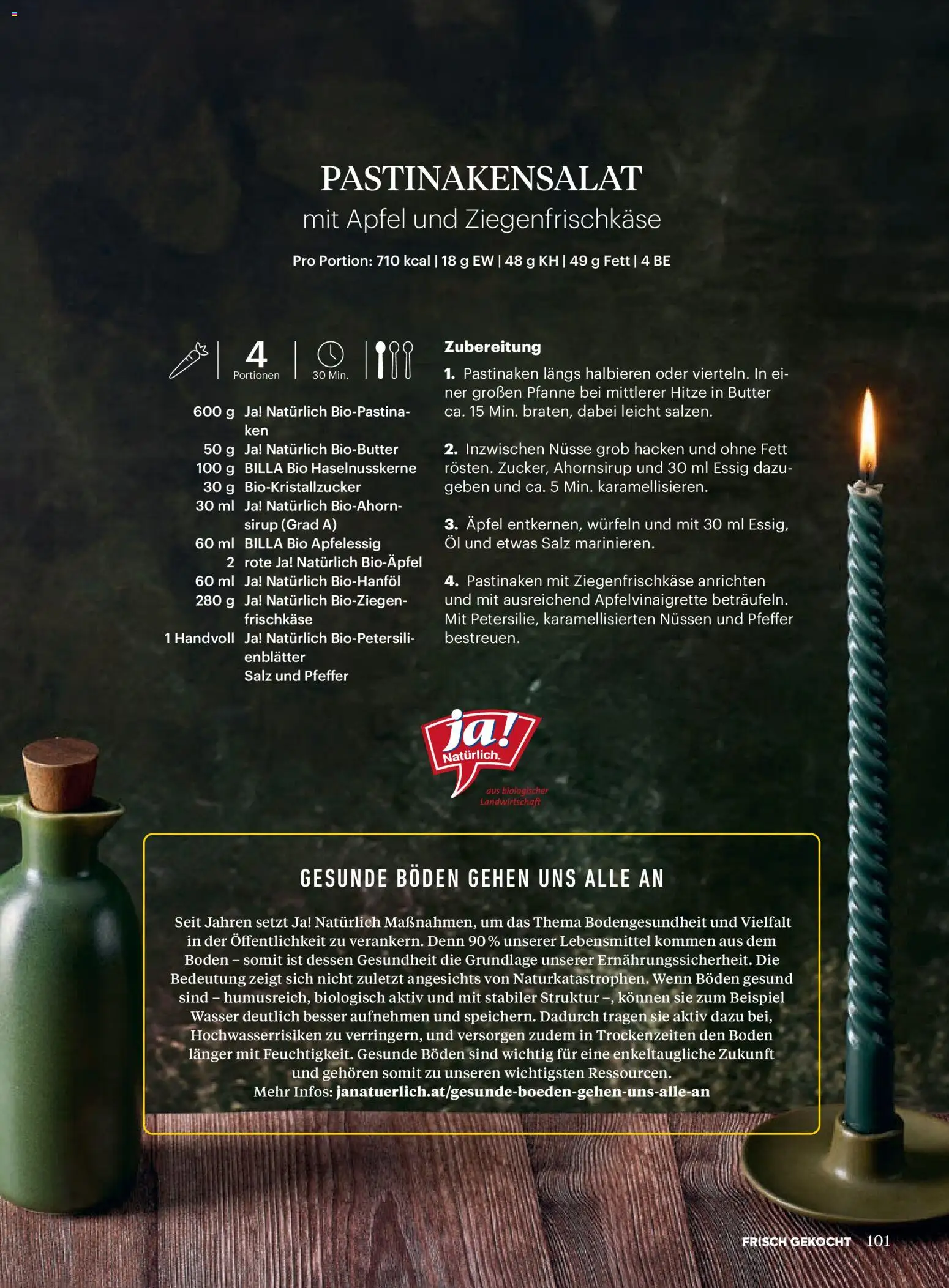 Billa  Frisch Gekocht gültig ab 01.01.2026 | Seite: 97 | Produkte: Nüsse, Salz, Butter, Äpfel