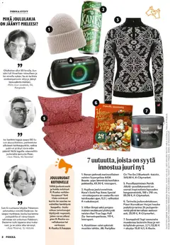 K-Market-mainoslehti voimassa 03.12.2025 alkaen | Sivu: 8 | Tuotteet: Pussilakanasetti, Laatikko, Kirja, Pipo