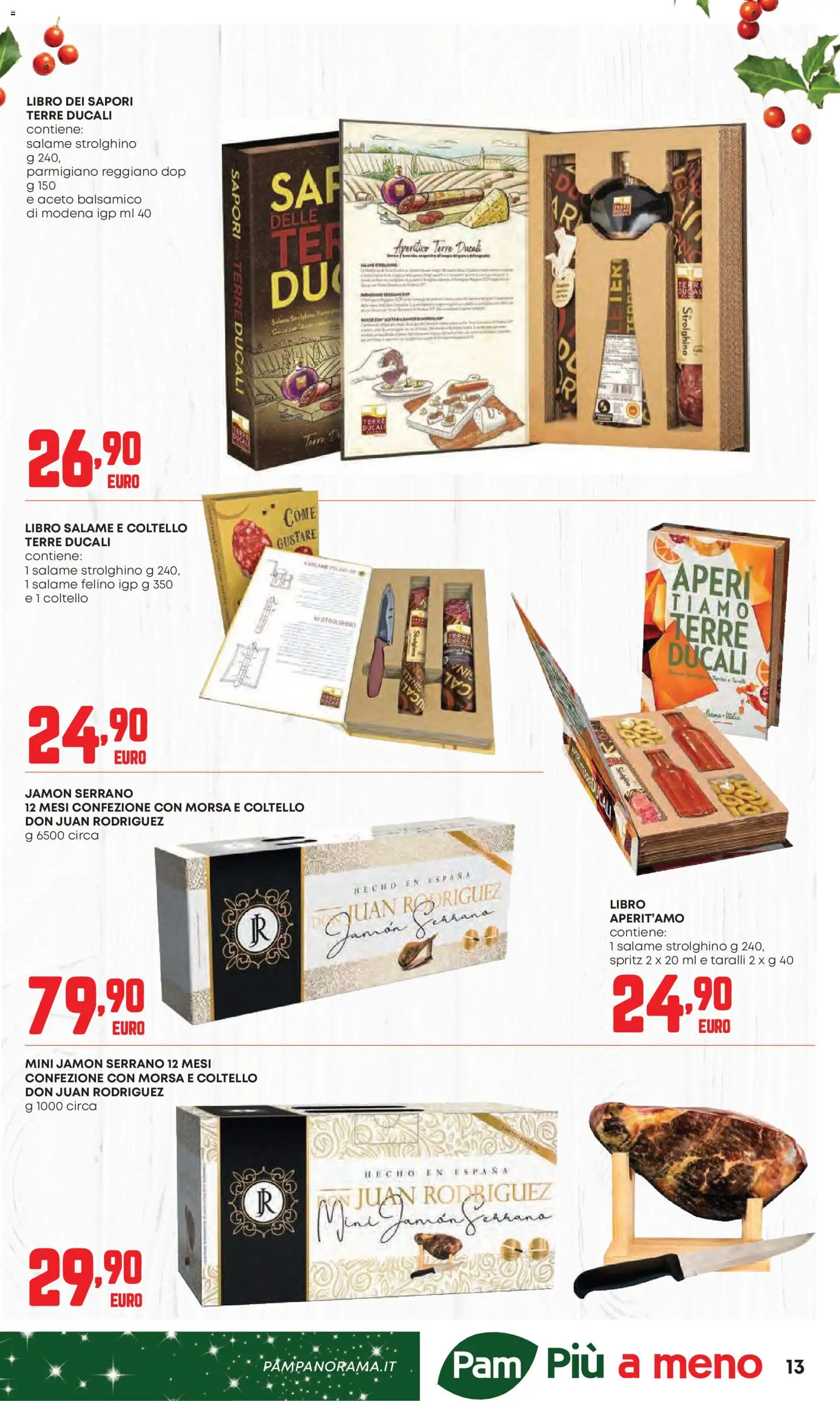 Volantino PAM del 20.11.2025 | Pagina: 13 | Prodotti: Taralli, Parmigiano reggiano, Parmigiano, Aperitivo
