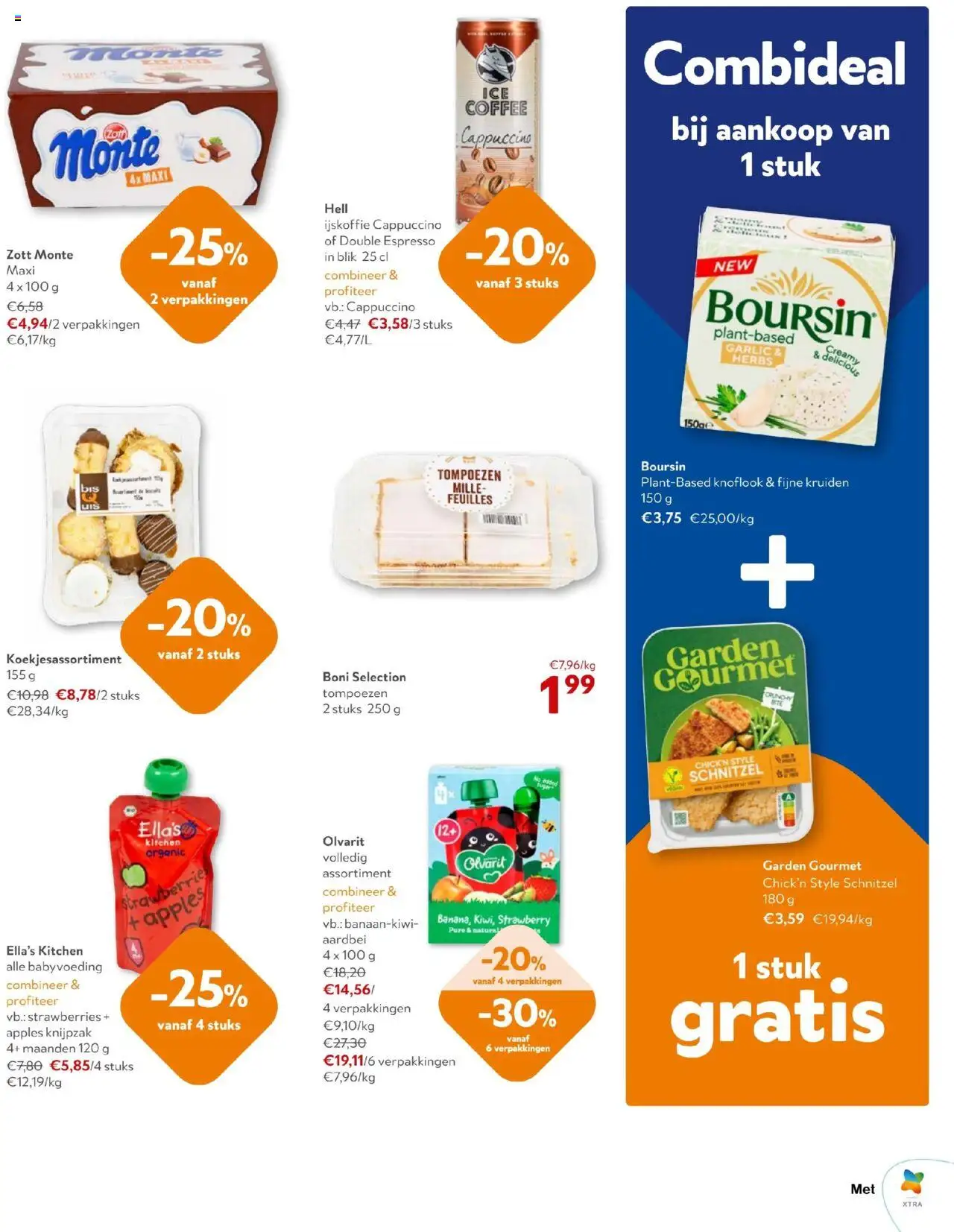 {H1} | Pagina: 13 | Producten: Schnitzel, Knoflook, Cappuccino, Ijskoffie