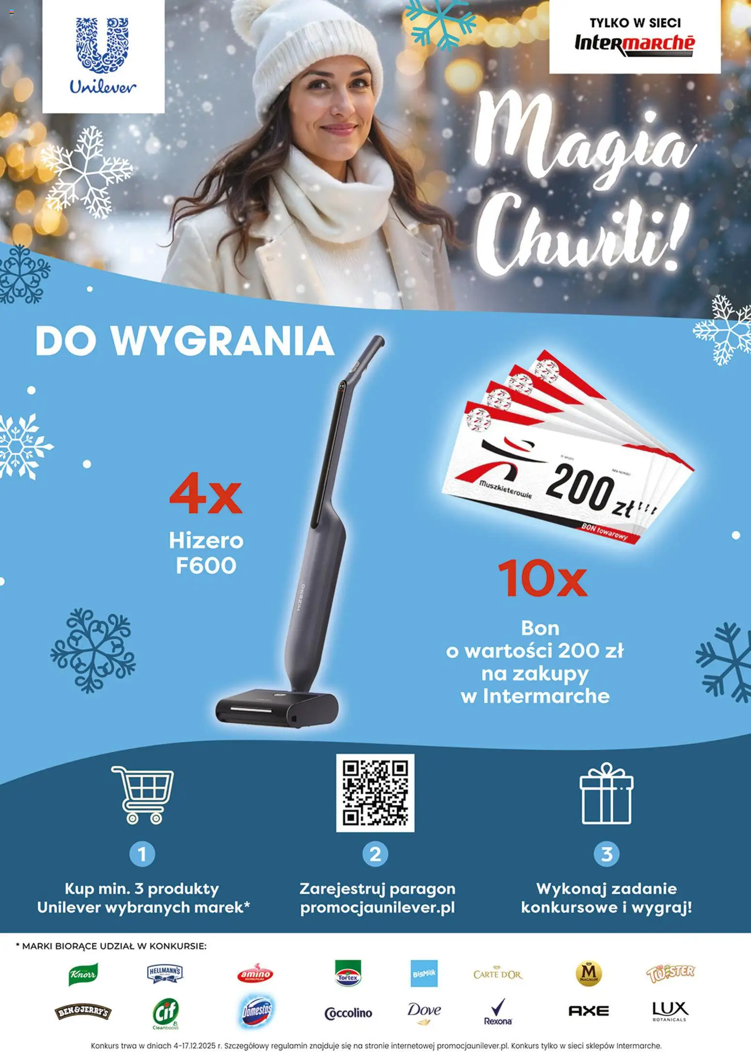 Intermarche Konkurs - Magia Chwili od 04.12.2025 | Strona: 1 | Produkty: Coccolino, Domestos