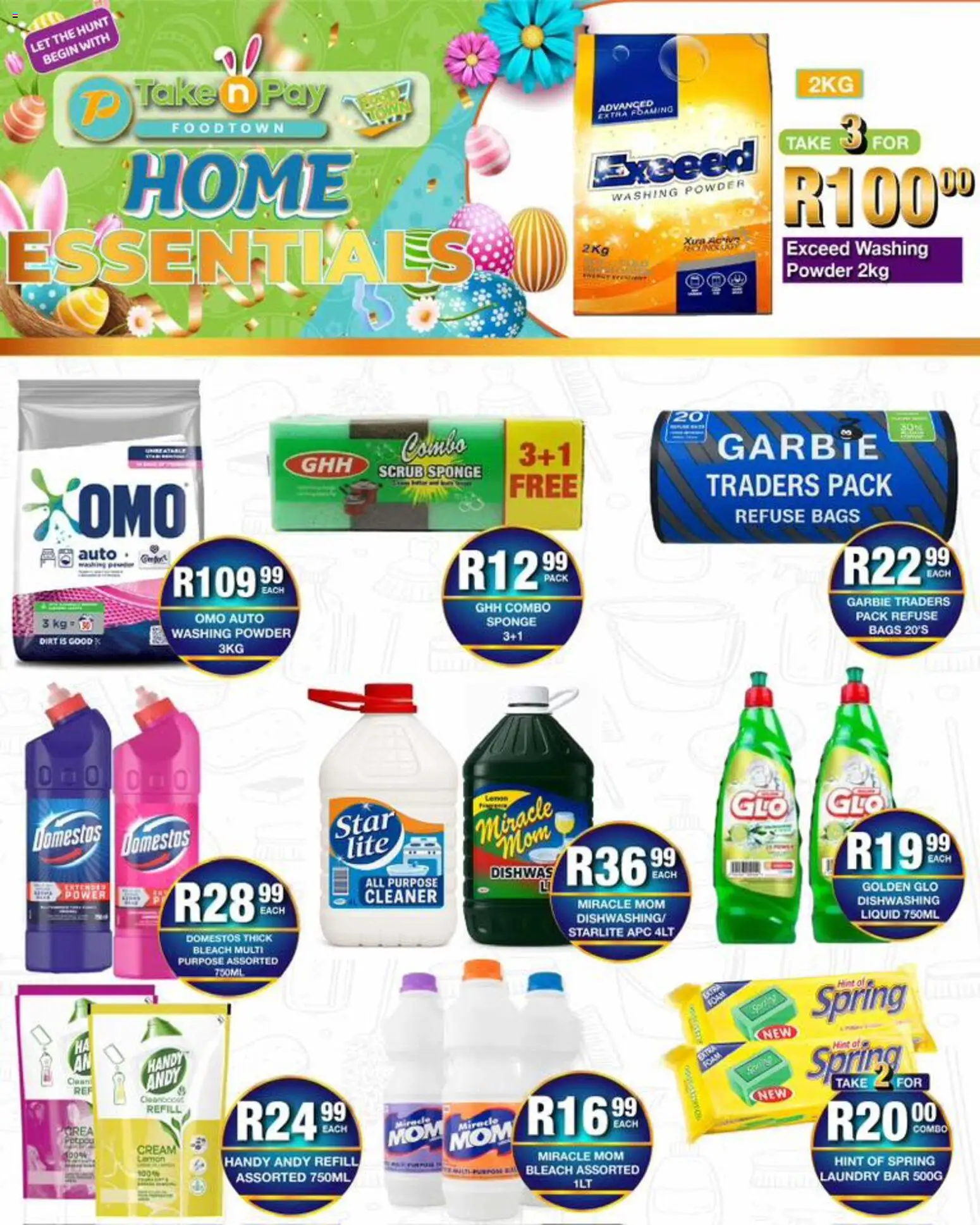 New Take n Pay catalogue – valid from 23.03.2026 | Page: 32 | Products: Cream, Foam, Washing powder, Scrub