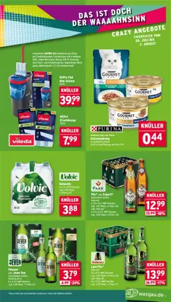 Wasgau Prospekt 	 - gültig ab dem 28.07.2025 | Seite: 5 | Produkte: Thunfisch, Kaninchen, Jever, Volvic