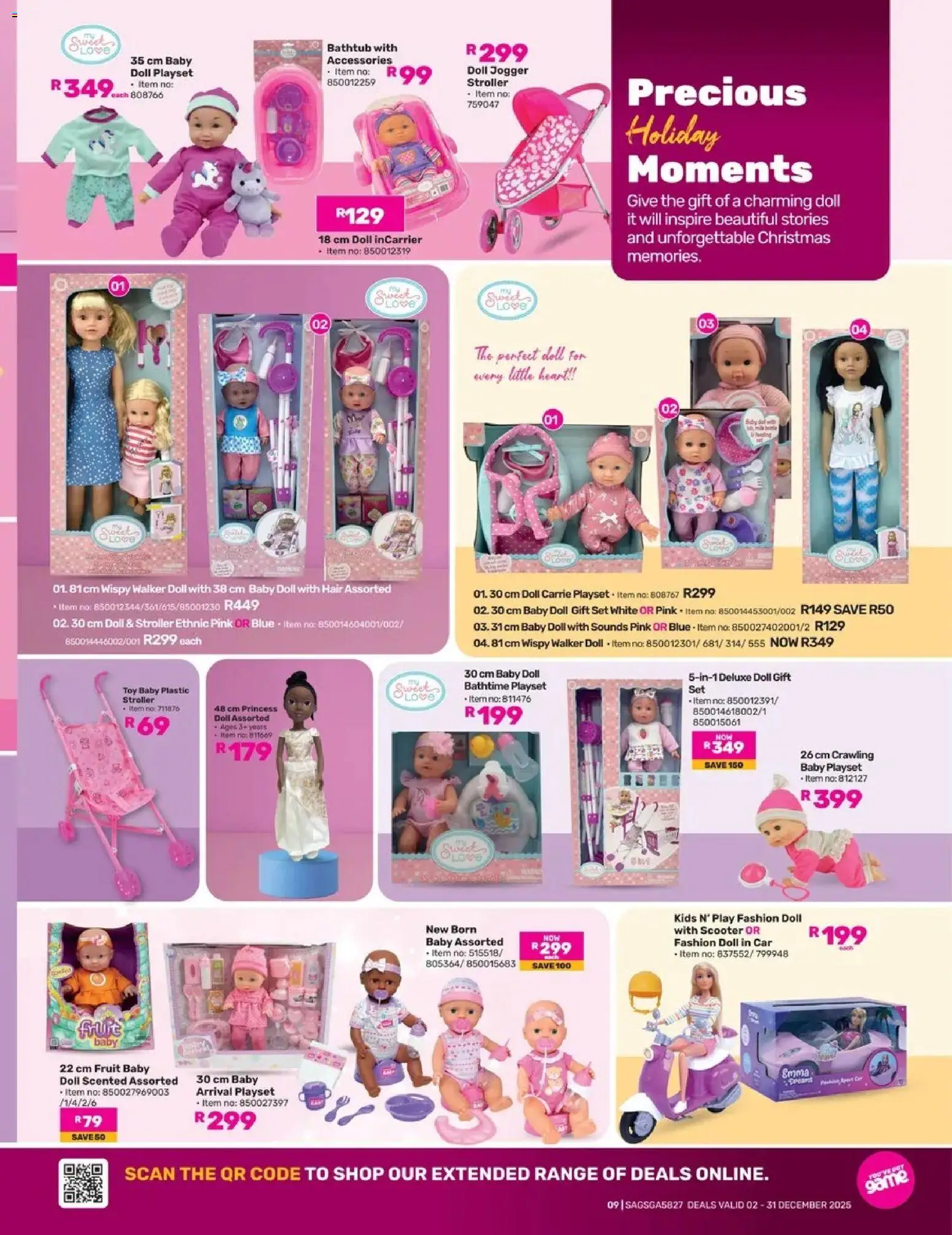 New Game catalogue – valid from 02.12.2025 | Page: 9 | Products: Sweets, Jogger, Playset, Fruit