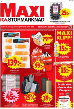 ICA Maxi - Kävlinge - Förhandsvisning av reklamblad från butik ICA Maxi aktuell från 06.10.2025