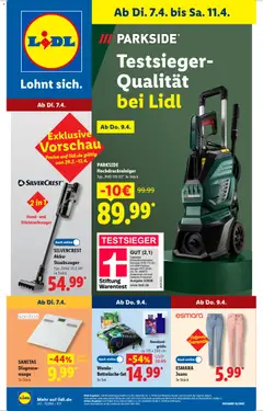 Lidl  Exklusive Vorschau  ab 07.04.2026 gültig