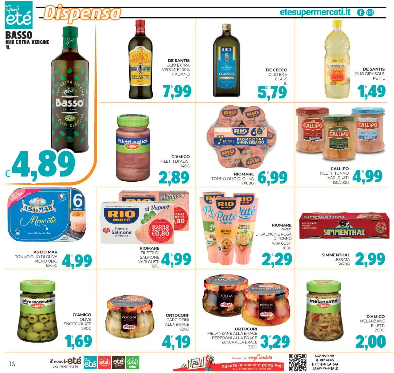 Volantino Eté del 12.12.2025 | Pagina: 16 | Prodotti: Paté, Tè, Olive, Alici