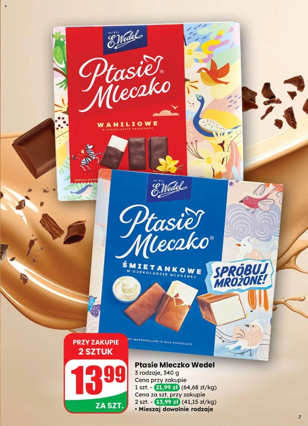 Dino Gazetka od 08.10.2025 | Strona: 7 | Produkty: Ptasie mleczko