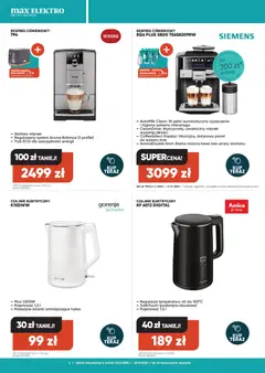 Pogląd oferty "Max elektro Gazetka" - ważna od 15.12.2025 | Strona: 3 | Produkty: Ekspres ciśnieniowy, Młynek, Toster, Kawa
