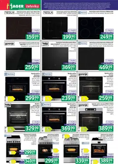 Jager katalog akcije – veljaven od 22.04.2026 | Stran: 13 | Izdelki: Pecica, Vgradna pečica, Indukcijska plošča, Štedilnik