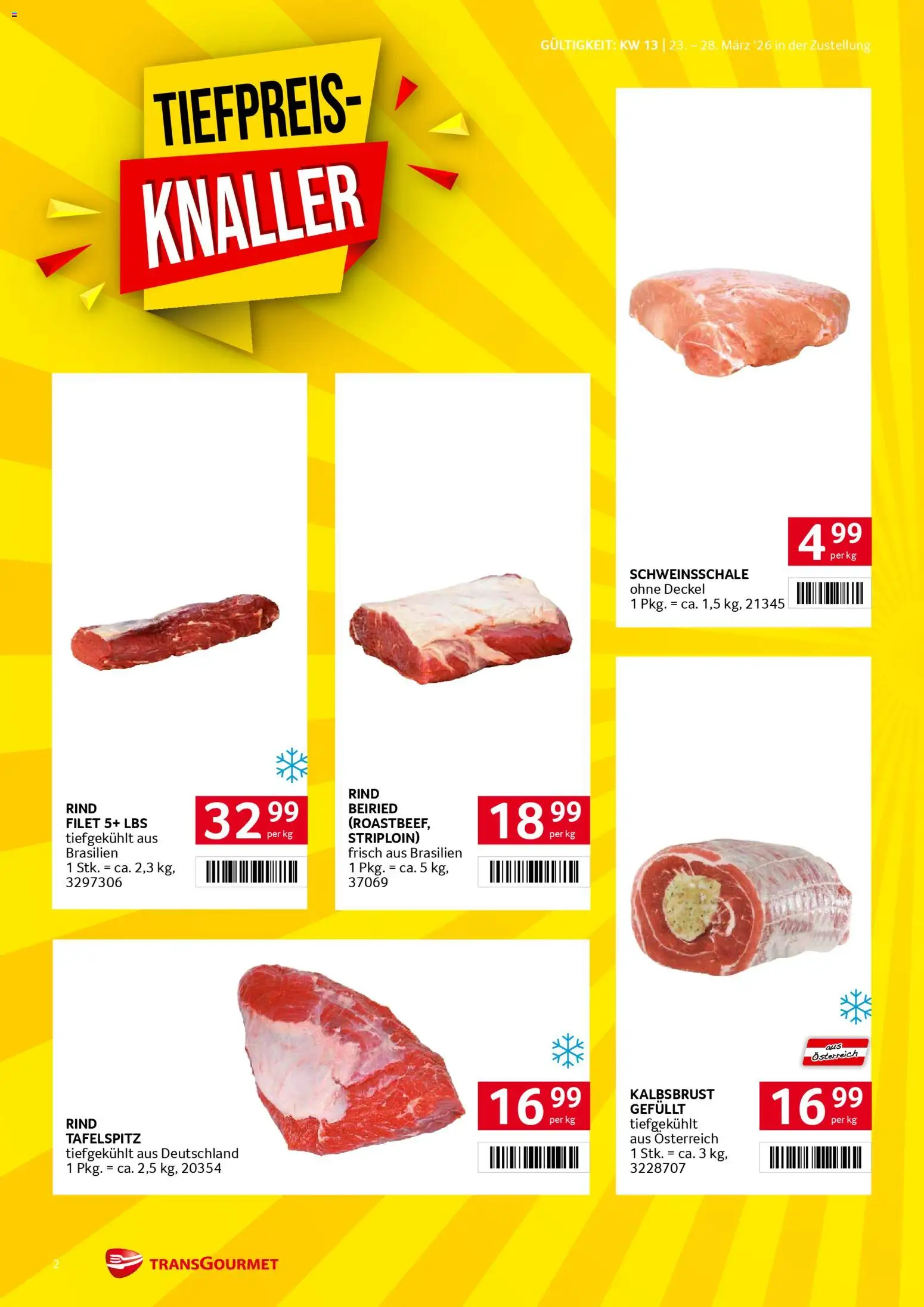 Transgourmet Zustellaktion gültig ab 23.03.2026 | Seite: 2