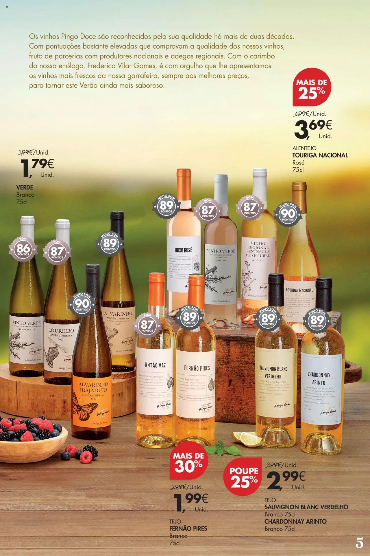 Pingo Doce - Folheto Vinhos Frescos Grande │ válido de 15.07.2025 | Página: 5 | Produtos: Vinho