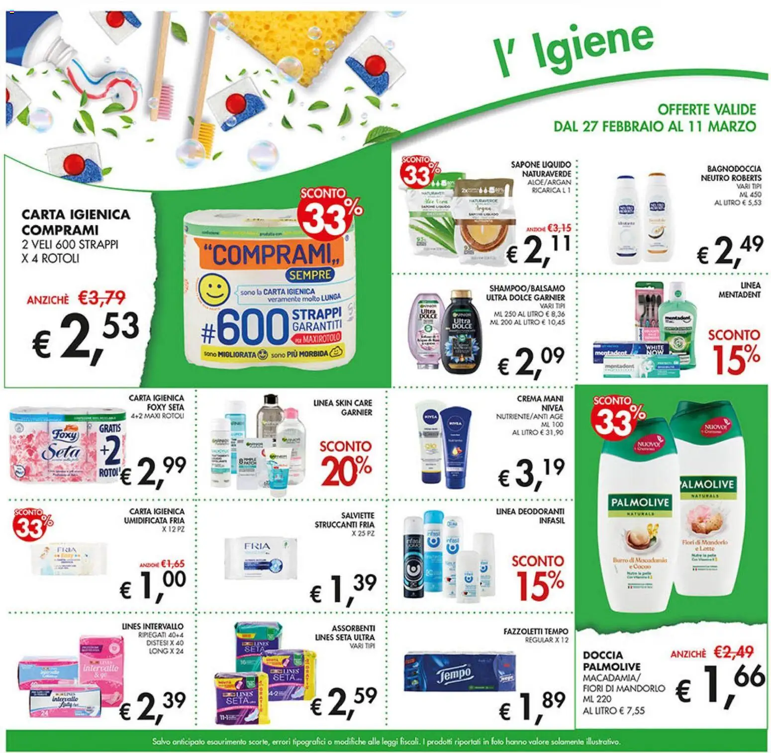 Volantino Coal del 27.02.2026 | Pagina: 21 | Prodotti: Crema, Fazzoletti, Latte, Burro