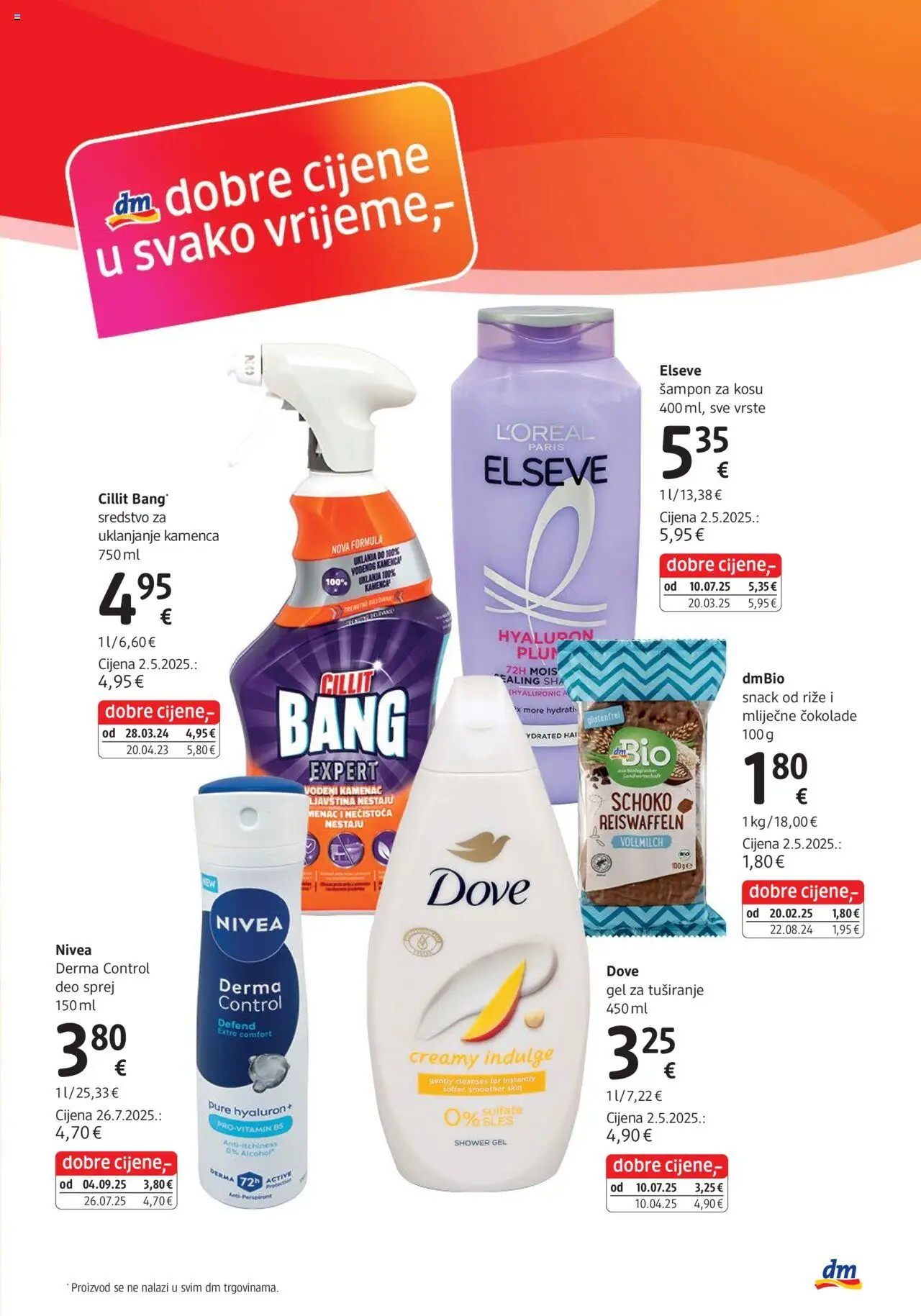 DM katalog | vrijedi od 01.10.2025 | Stranica: 3 | Proizvodi: Gel za tuširanje, Antiperspirant, Nivea, Dove