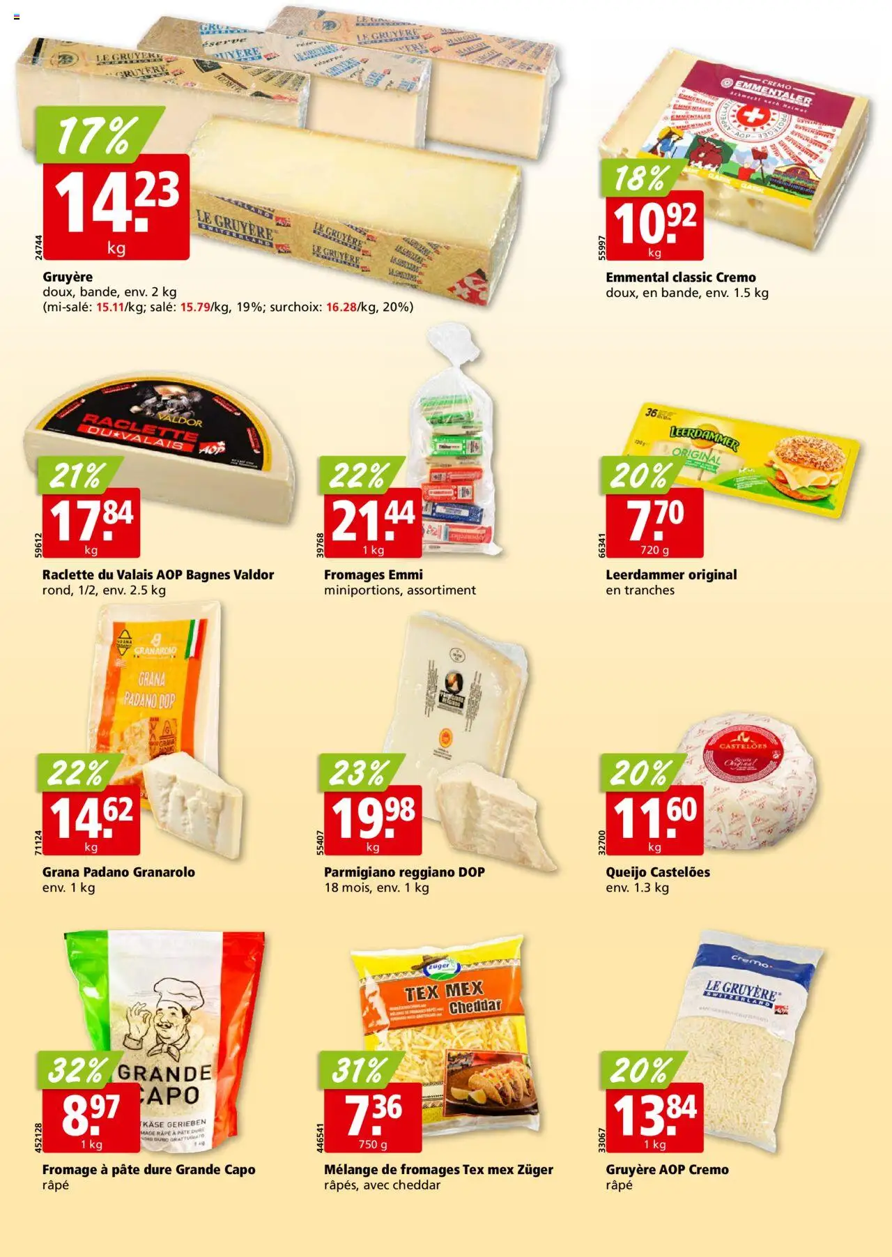Aligro Aktionen - Chavannes, Matran, Genf, Sitten ab 28.07.2025 | Seite: 16 | Produkte: Käse, Raclette