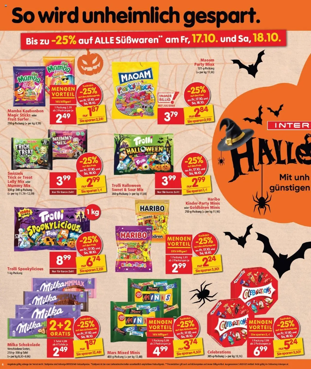 Interspar Flugblatt - Burgenland gültig ab 16.10.2025 | Seite: 5 | Produkte: Schokolade
