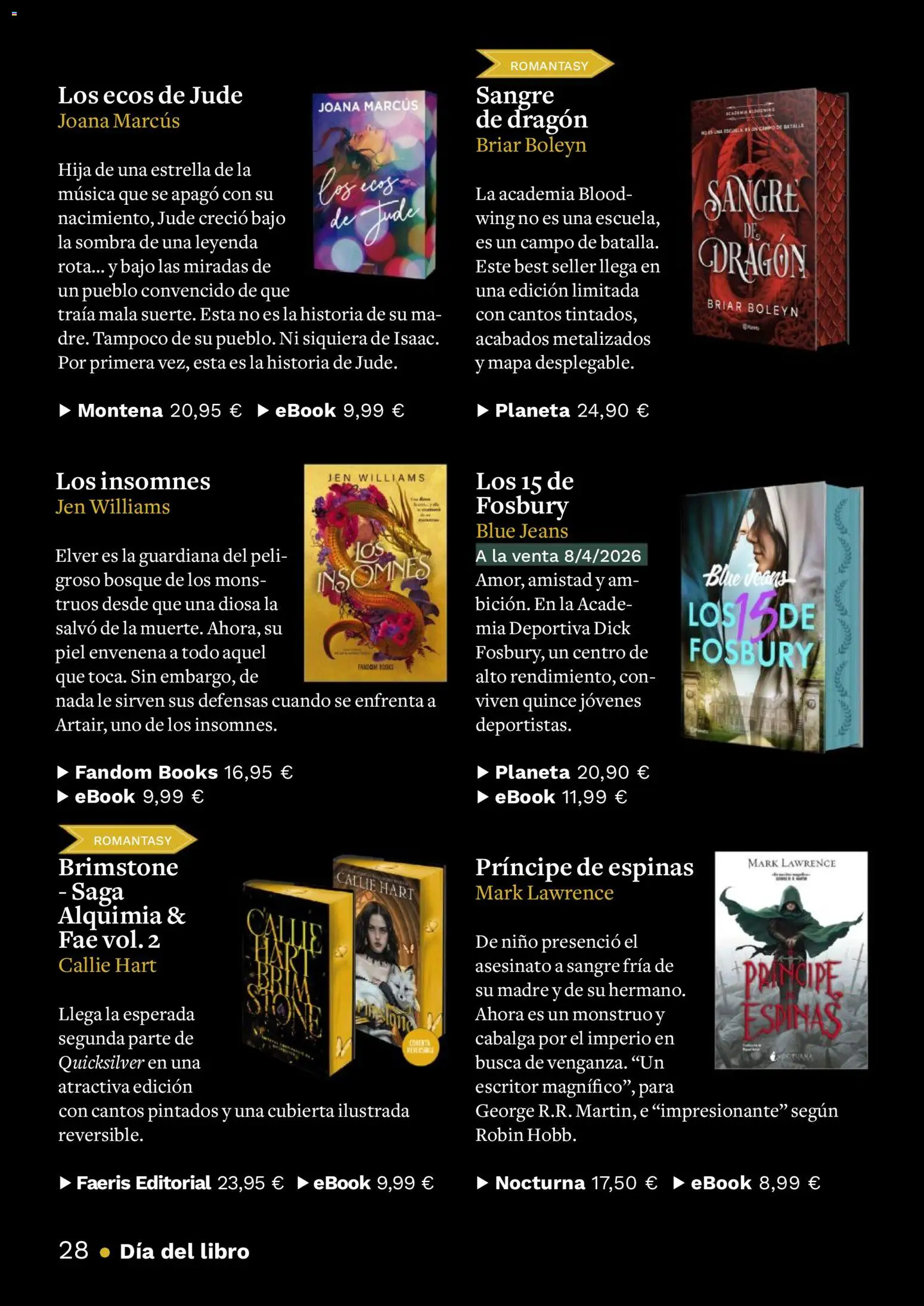 Casa del libro folleto │ válido desde el 01.04.2026 | Página: 28 | Productos: Sombra