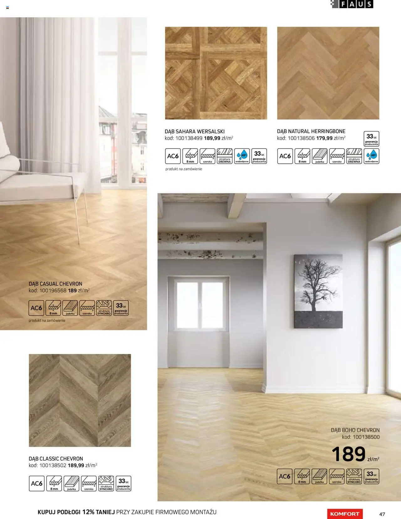 Komfort Gazetka - Katalog Podłogi I Drzwi od 26.06.2024 | Strona: 47