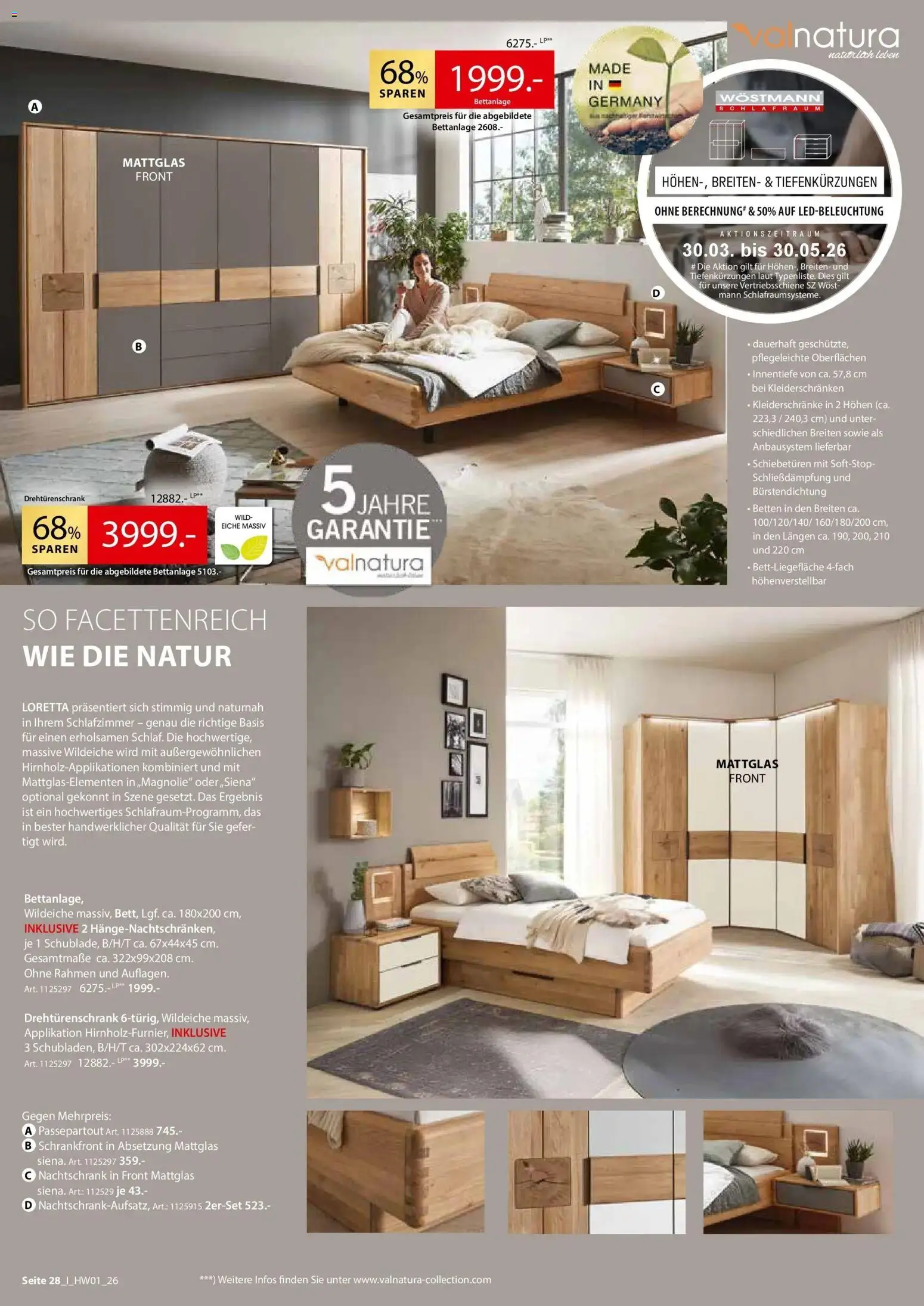 Zurbrüggen Ihr Einrichtungshaus der Extraklasse – gültig ab 27.03.2026 | Seite: 28 | Produkte: Drehtürenschrank