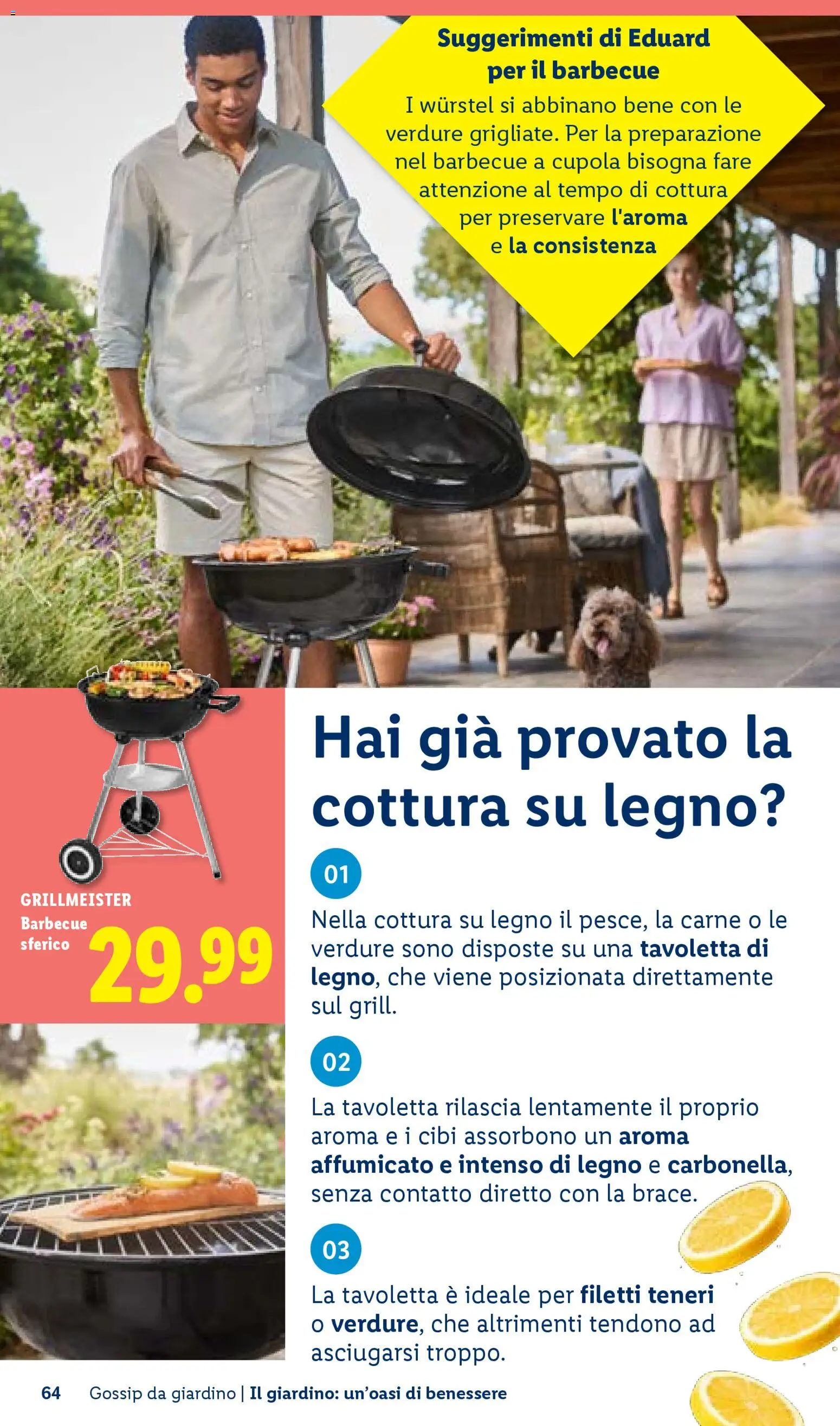 Volantino Lidl del 23.04.2026 | Pagina: 64 | Prodotti: Verdure, Barbecue, Wurstel
