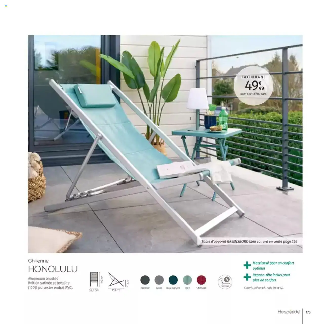 | Page: 173 | Produits: Table, Chilienne