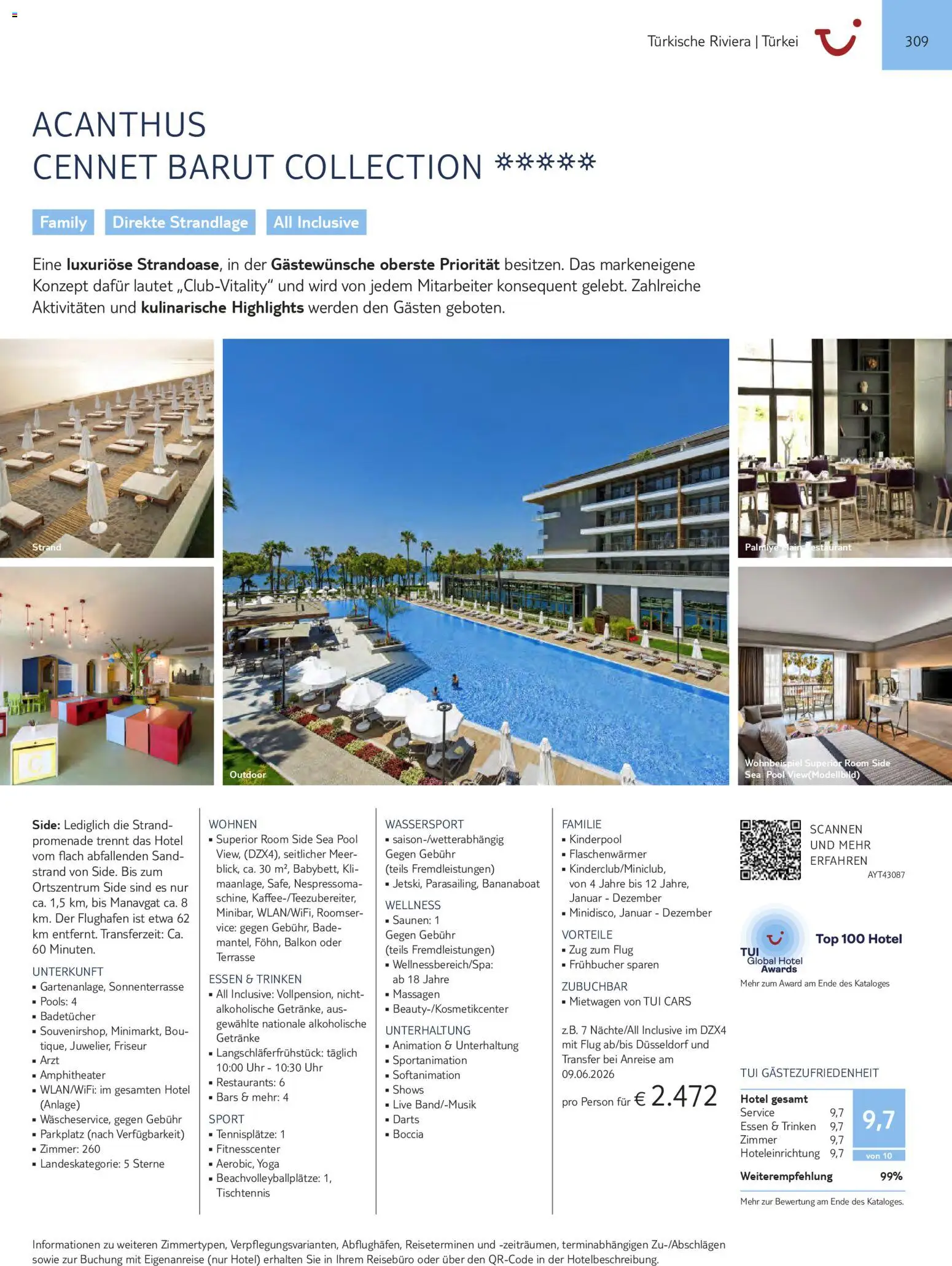 Aida  Südeuropa & Nordafrika 2026/27 – gültig ab 01.01.2026 | Seite: 309 | Produkte: Top, Uhr