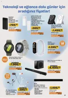 Migros Katalog - 5M Migroskop Dijital - 11.09.2025 tarihinden itibaren geçerlidir | Sayfa: 137 | Ürünler: Saat, Ses, Kulaklık, Kablo