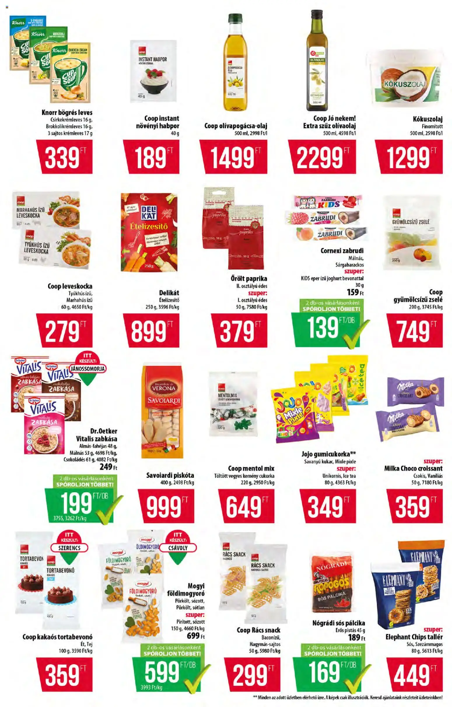 COOP akciós ujság - amely érvényes a következő dátumtól: 30.04.2026 | Oldal: 8 | Termékek: Chips, Tej, Marhahús, Földimogyoró
