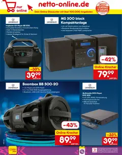 Netto Marken-Discount Prospekt 	 ab 19.01.2026 gültig | Seite: 26 | Produkte: Lautsprecher, USB, Dvd, Uhr