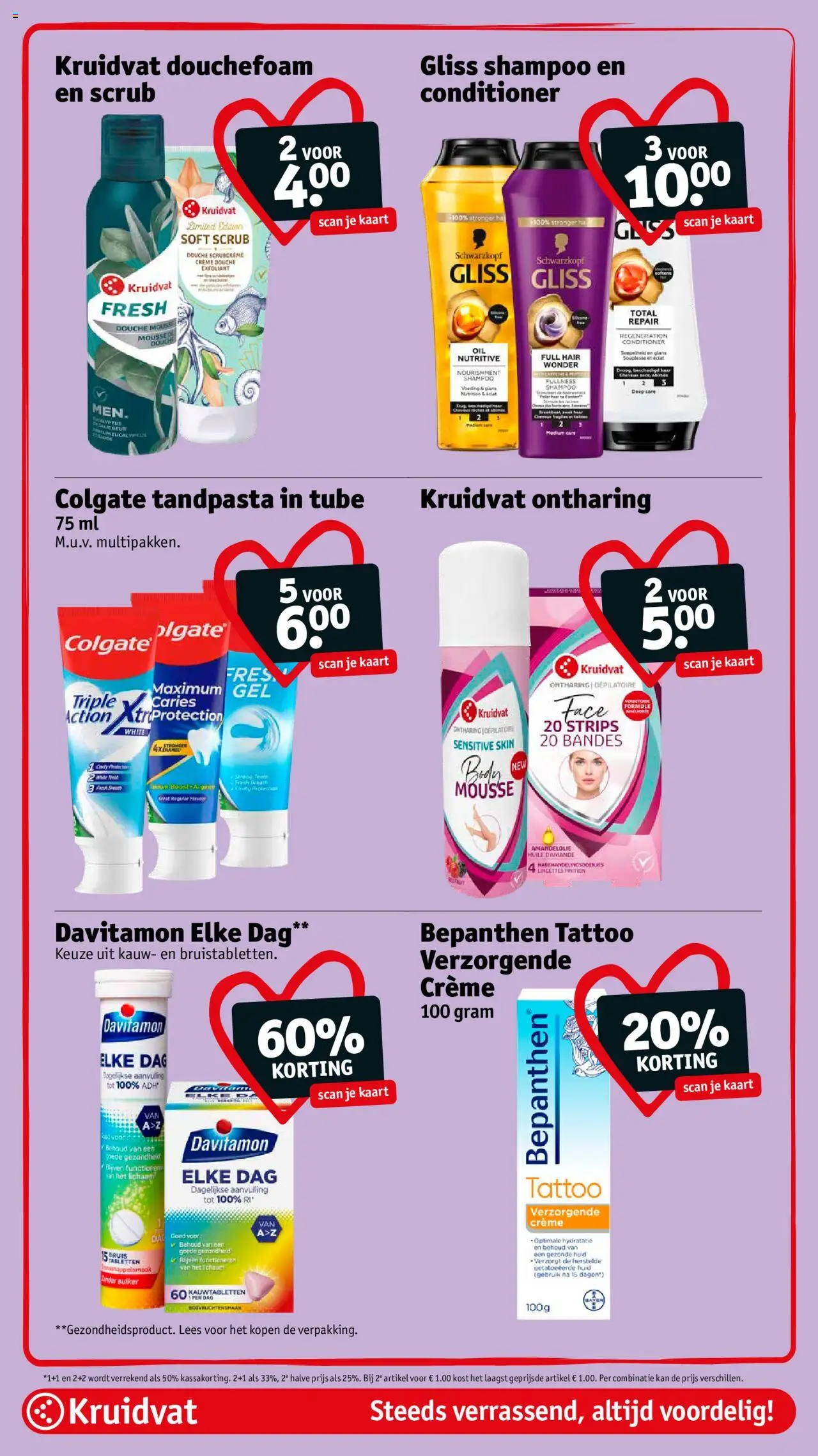  | Pagina: 19 | Producten: Tandpasta, Waffelini, Douche, Crème