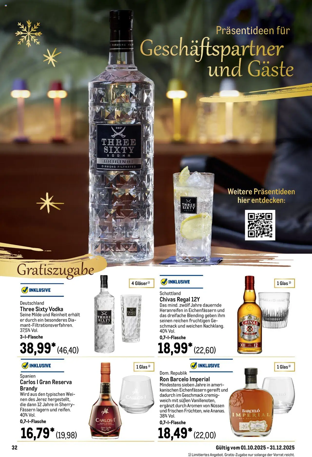 Metro Saisonkatalog "Perfekt ausgestattet" – gültig ab 01.10.2025 | Seite: 32 | Produkte: Regal, Vodka