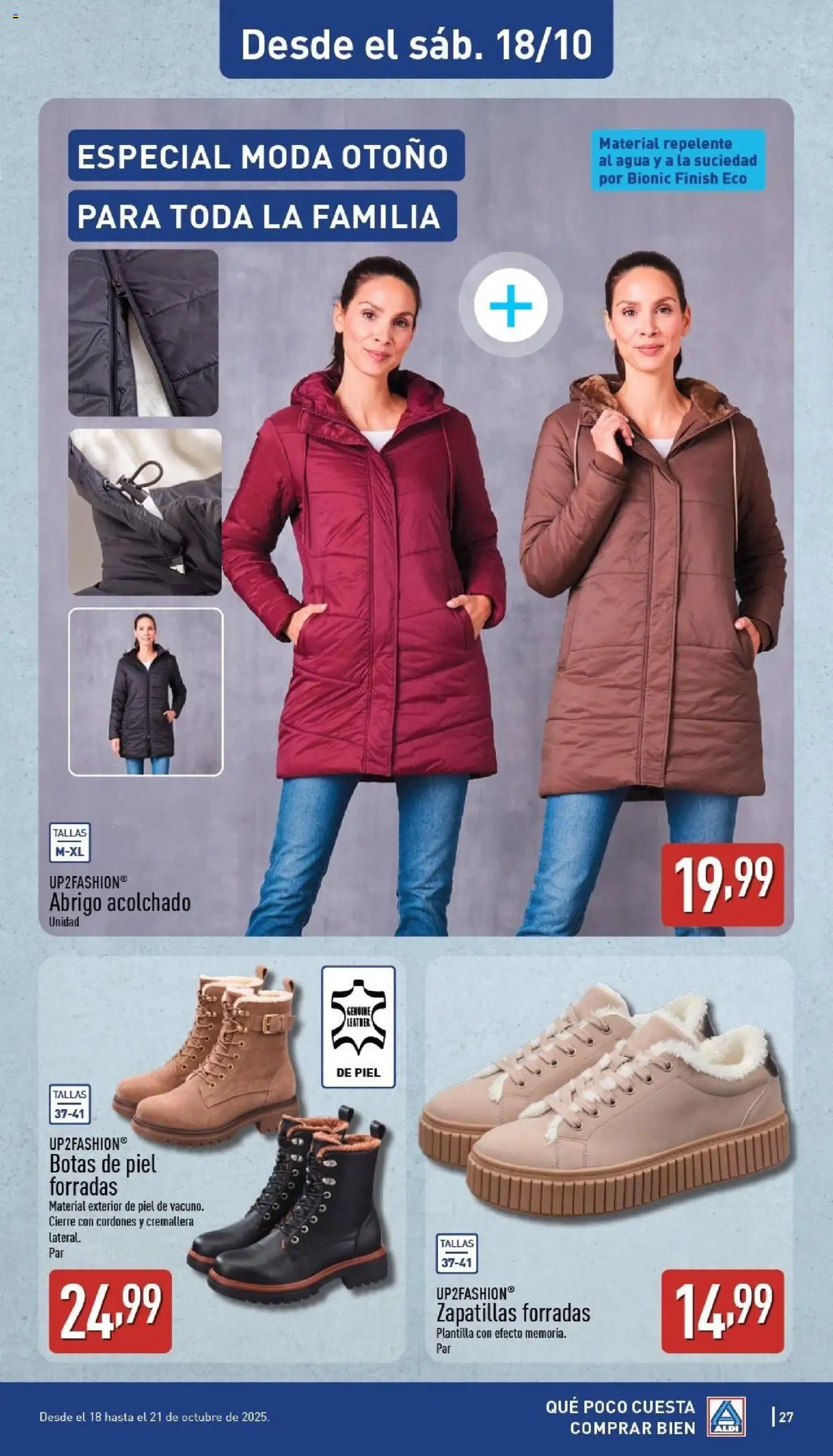 Aldi folleto Península │ válido desde el 13.10.2025 | Página: 27 | Productos: Botas, Zapatillas