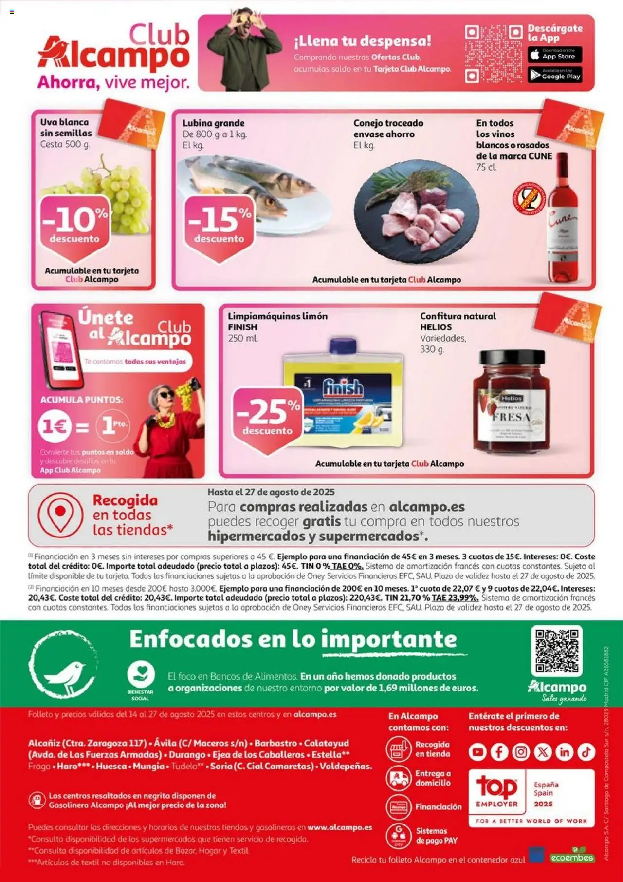 Alcampo - SST Nacional  │ válido desde el 14.08.2025 | Página: 20 | Productos: Té, Cesta