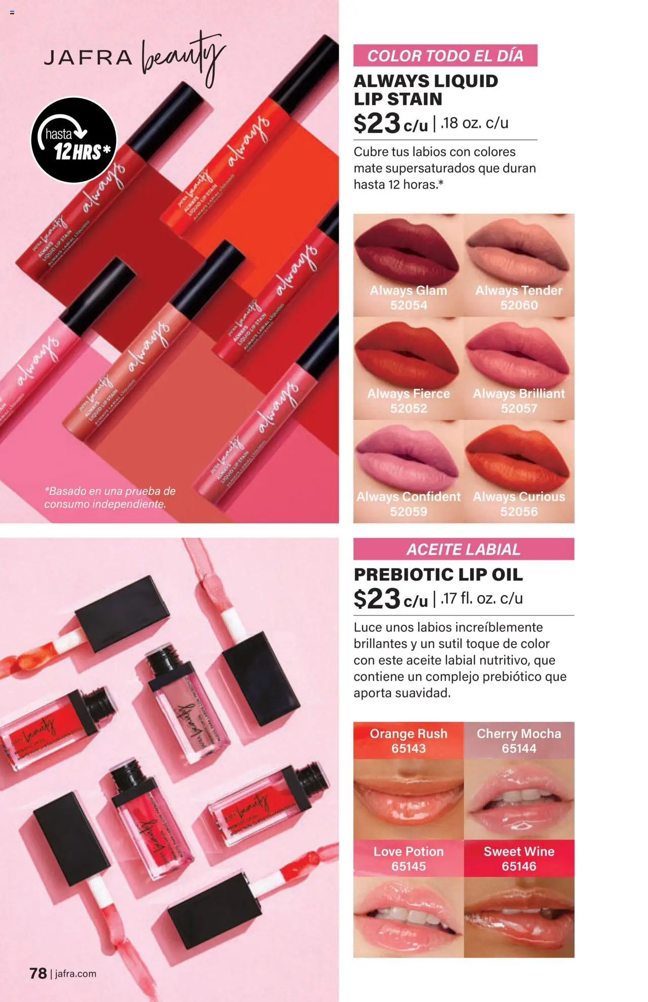 JAFRA folleto │ válido desde el 01.08.2025 | Página: 78 | Productos: Aceite