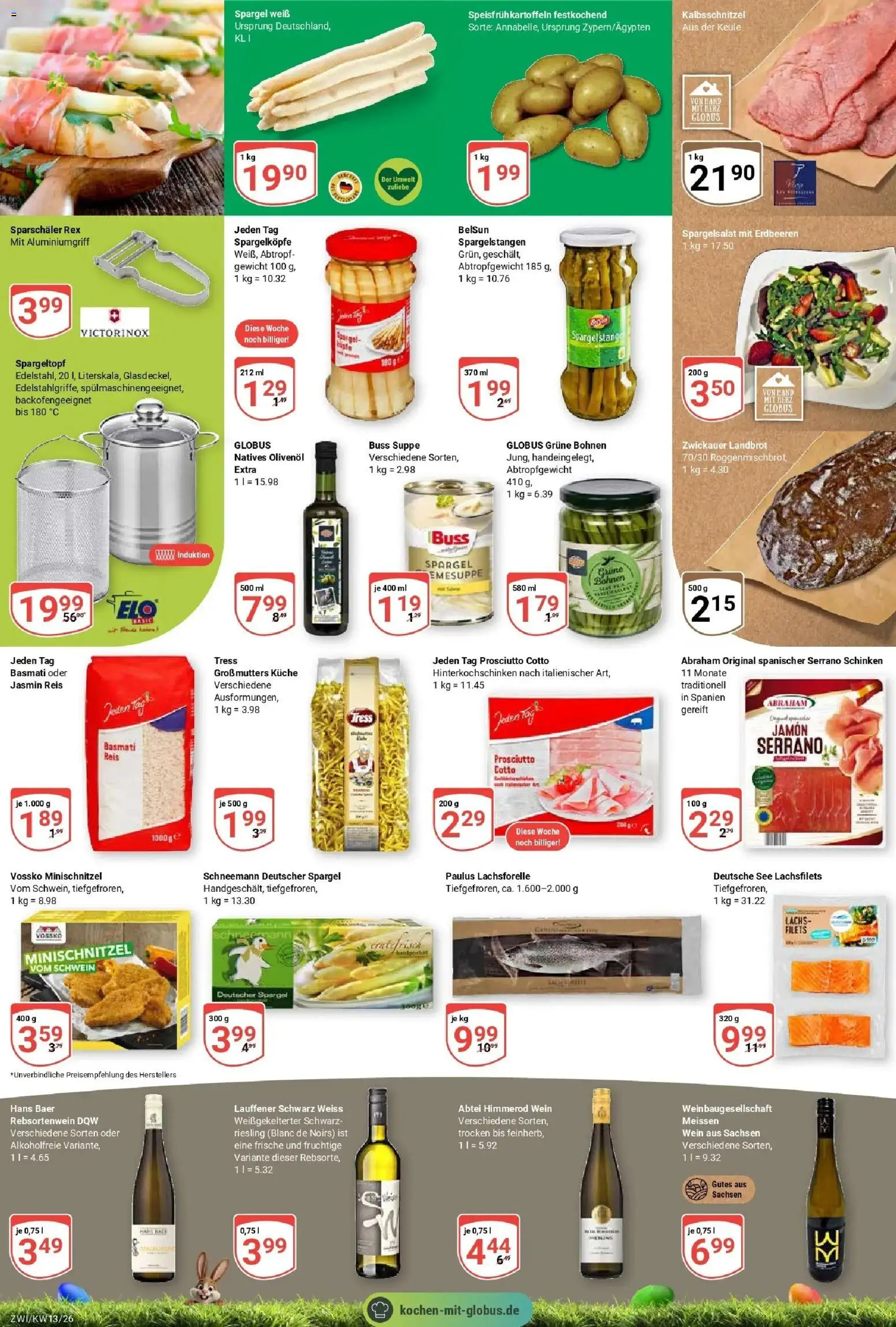 Globus prospekt Zwickau	 – gültig ab 23.03.2026 | Seite: 11 | Produkte: Olivenol, Spargel, Reis, Erdbeeren