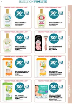  | Page: 9 | Produits: Abricot, Rasoir, Miel, Gel douche