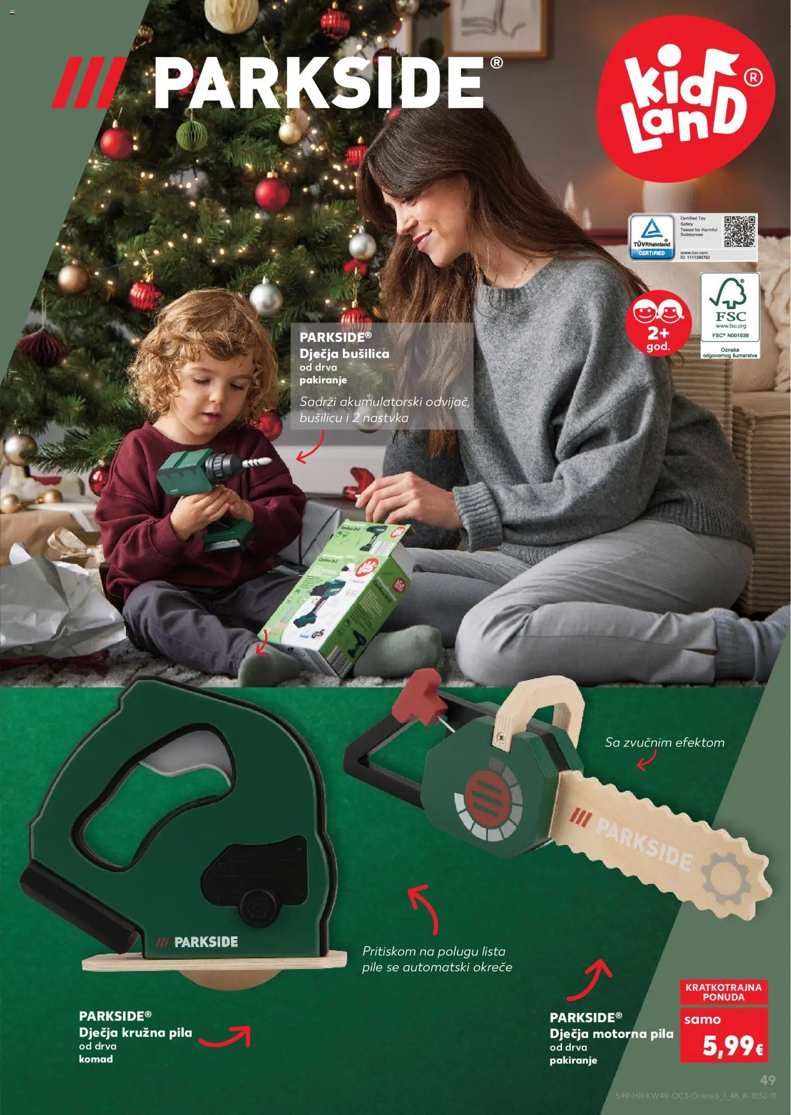 Kaufland katalog | vrijedi od 01.12.2025 | Stranica: 49 | Proizvodi: Pila, Bušilica, Parkside