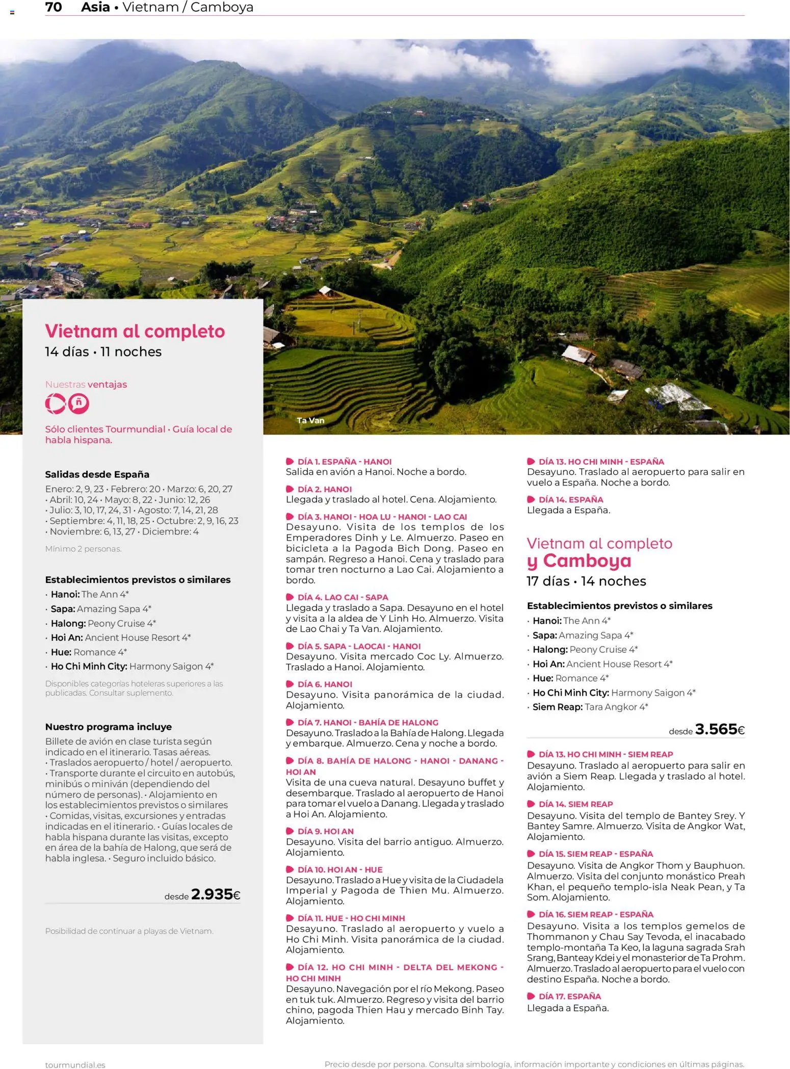 Viajes El Corte Inglés Asia y Oceanía │ válido desde el 01.01.2026 | Página: 70 | Productos: Bicicleta, Navegación