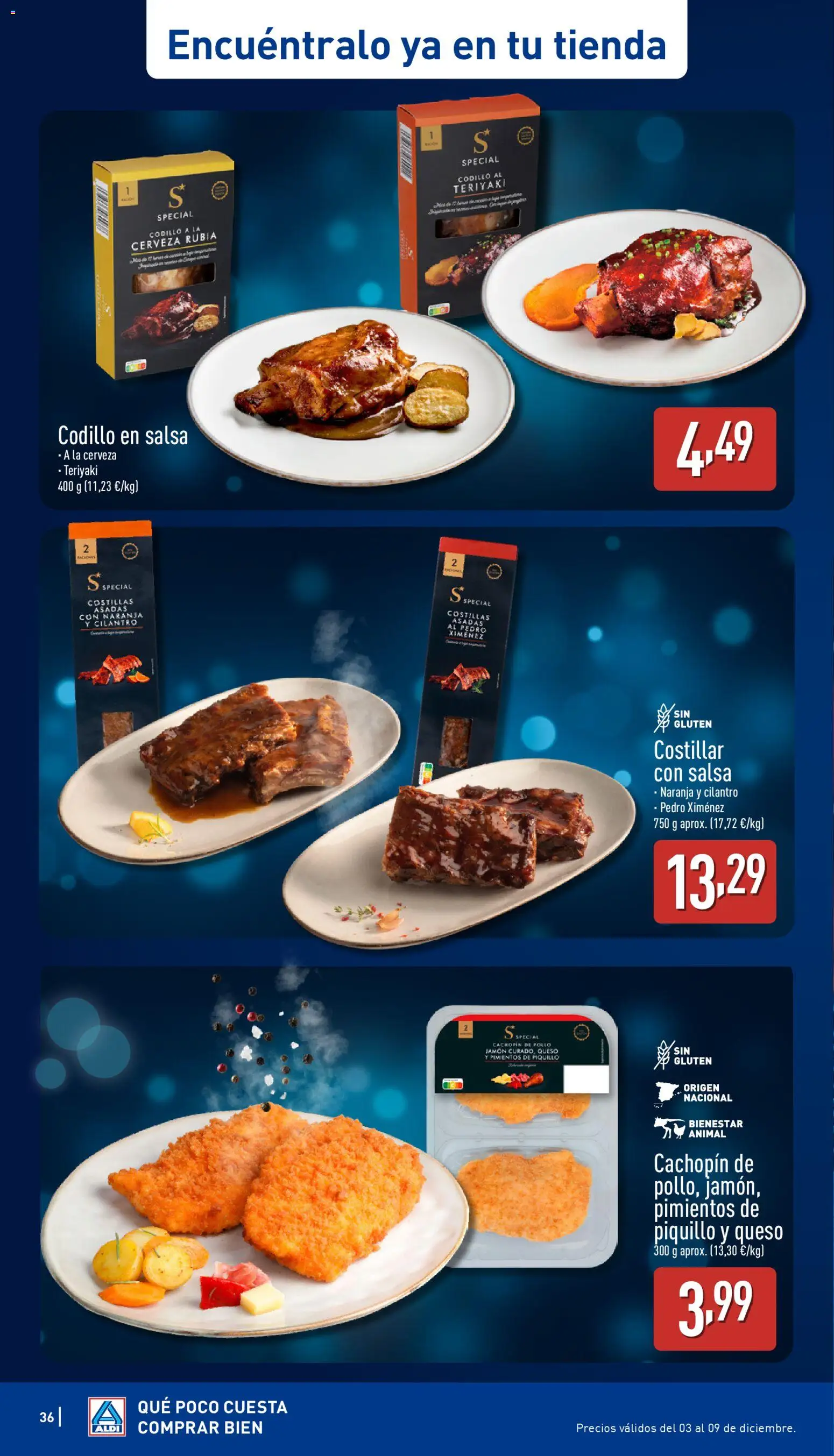 Aldi folleto Canarias │ válido desde el 04.12.2025 | Página: 36 | Productos: Queso, Jamón, Cerveza