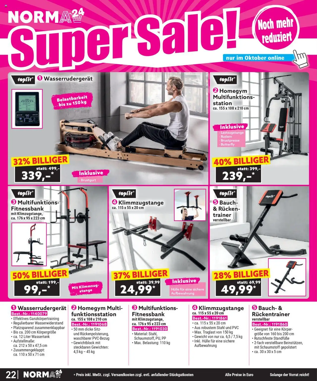 Norma Bestellmagazin  gültig ab 01.10.2025 | Seite: 22 | Produkte: Hülle, Gewicht