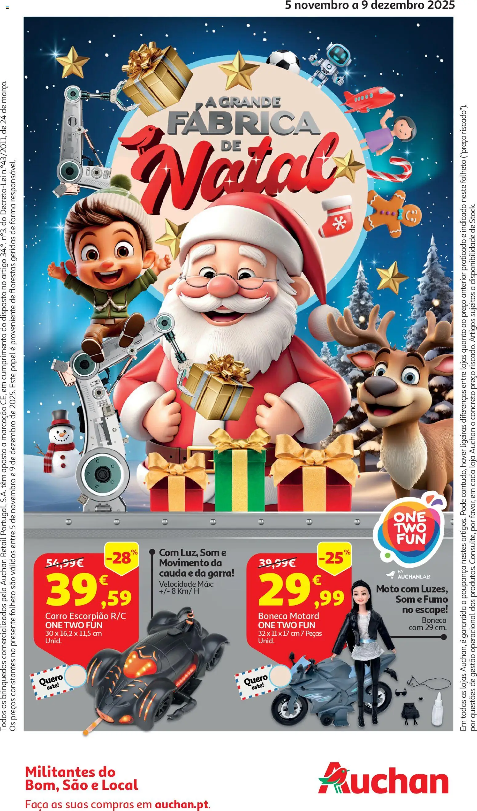 Auchan - A grande fábrica de Natal │ válido de 05.11.2025 | Página: 1 | Produtos: Faca