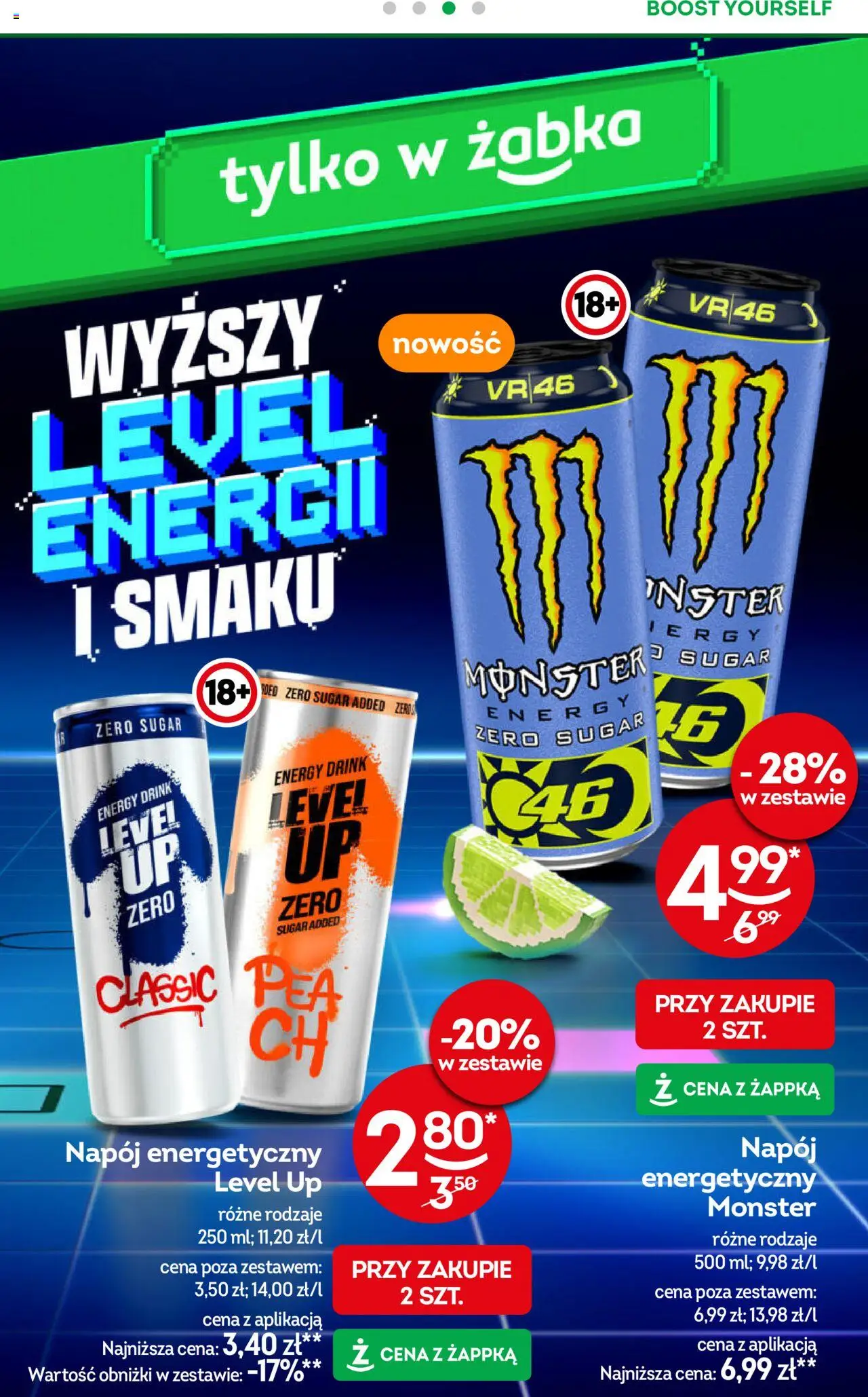 Żabka Gazetka od 24.09.2025 | Strona: 16 | Produkty: Sprite, Baton, Żelki