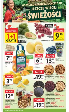 Pogląd oferty "Intermarche Black Friday" - ważna od 27.11.2025 | Strona: 31 | Produkty: Karta, Winogrono, Mak niebieski, Siatka