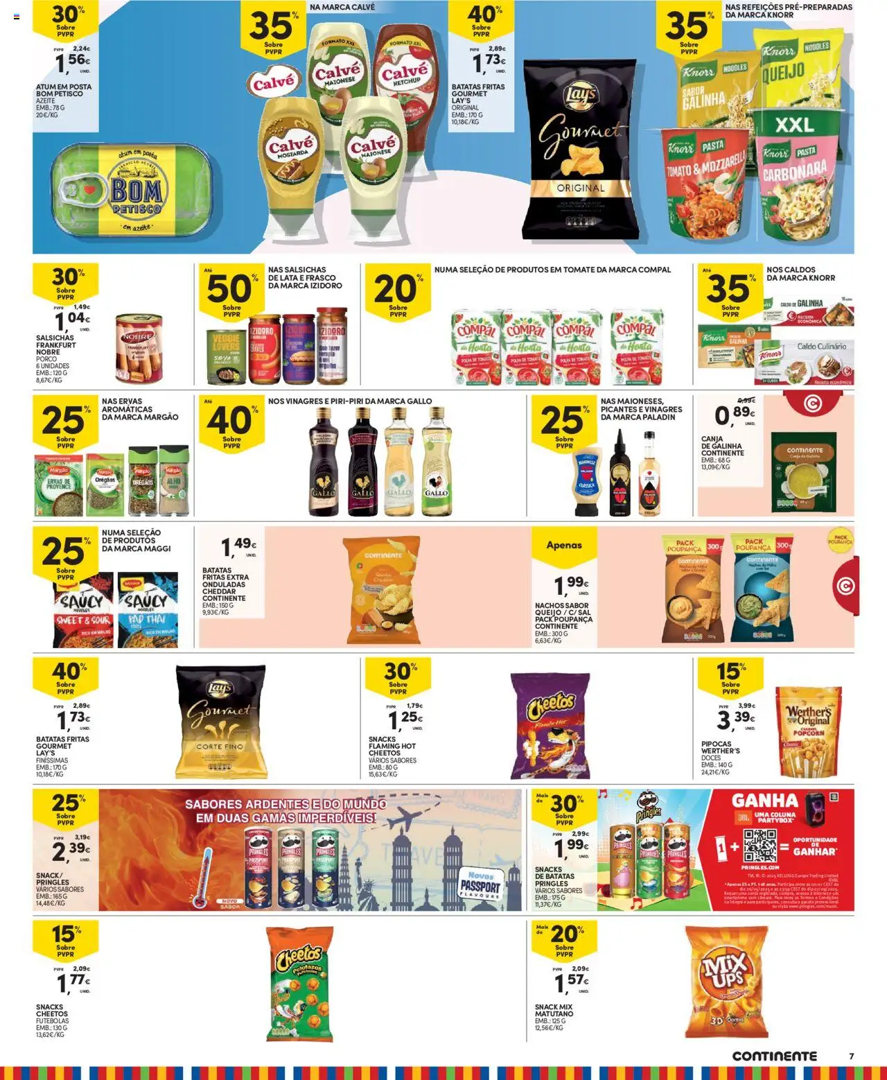 Continente folheto Madeira │ válido de 19.08.2025 | Página: 7 | Produtos: Smartphone, Atum, Porta, Doces