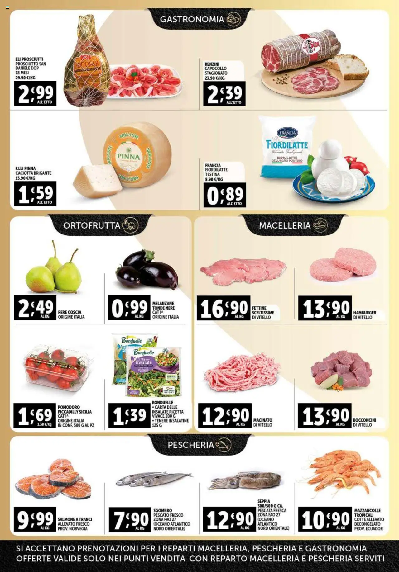 Volantino Decò del 12.09.2025 | Pagina: 2 | Prodotti: Salmone, Latte, Melanzane, Hamburger