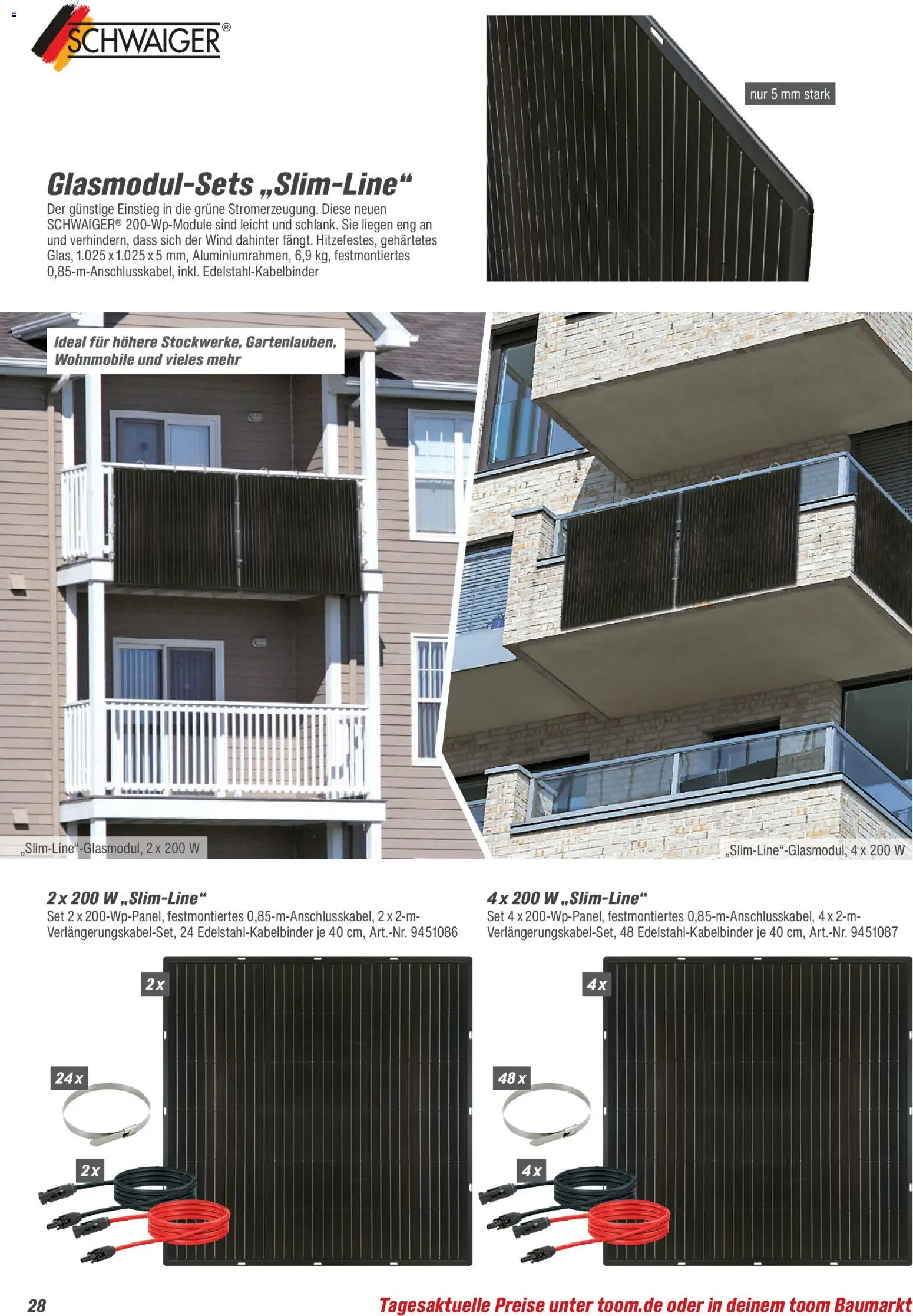 Toom Baumarkt Elektro-Installation 2026 – gültig ab 14.03.2026 | Seite: 28