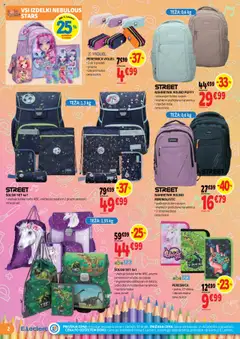 E.leclerc katalog │ velja od 13.08.2025 | Stran: 2 | Izdelki: Teza, Kos, Peresnica, Nahrbtnik