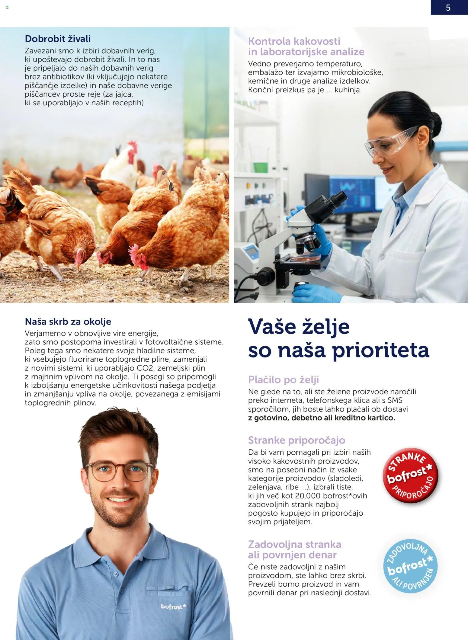 Novi Bofrost katalog ponudbe – veljaven od 04.03.2026 | Stran: 5 | Izdelki: Ribe, Zelje