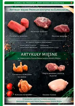 Eurocash Gazetka - Katalog Wędlin od 01.08.2025 | Strona: 36 | Produkty: Kurczak, Antrykot wołowy, Policzki wołowe, Ćwiartka z kurczaka