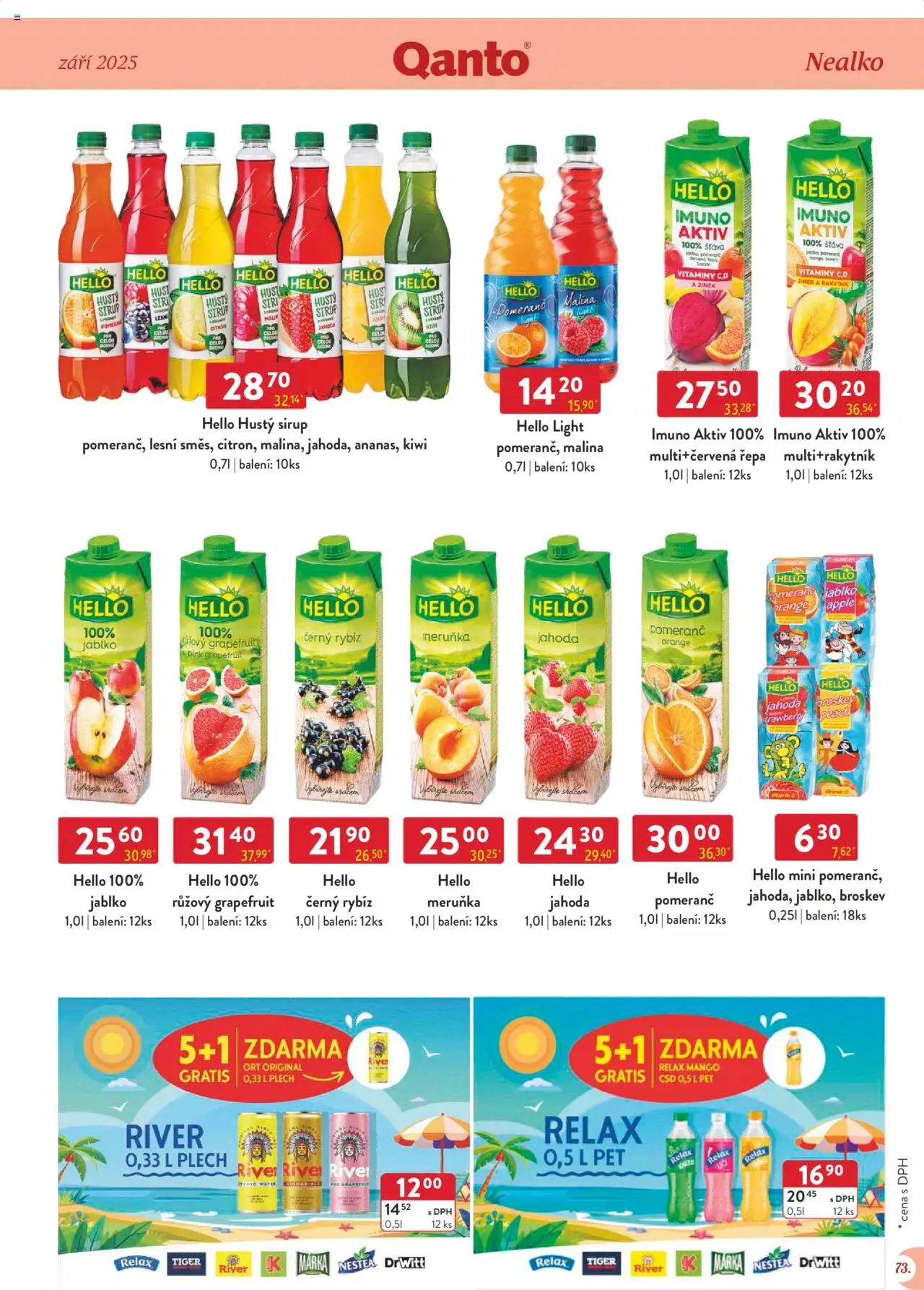 Astur & Qanto leták - Velkoobchod 09/2025 od 01.09.2025 | Strana: 73 | Produkty: Mango, Tiger, Vitamíny, Plech